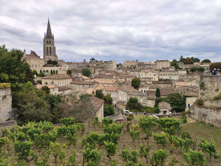 The best view of the village of Saint Emilion